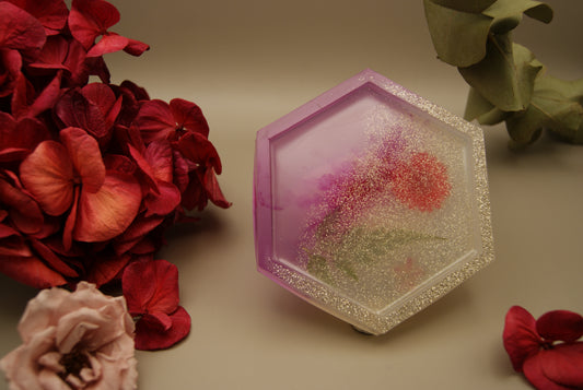 Porte bijoux hexagonal