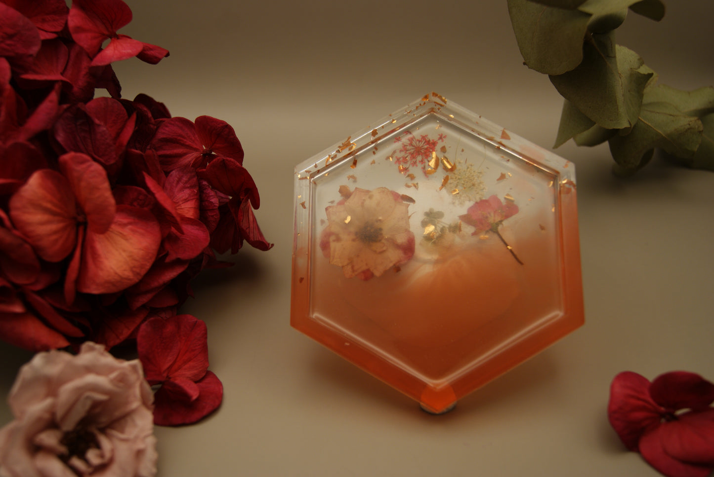 Porte bijoux hexagonal