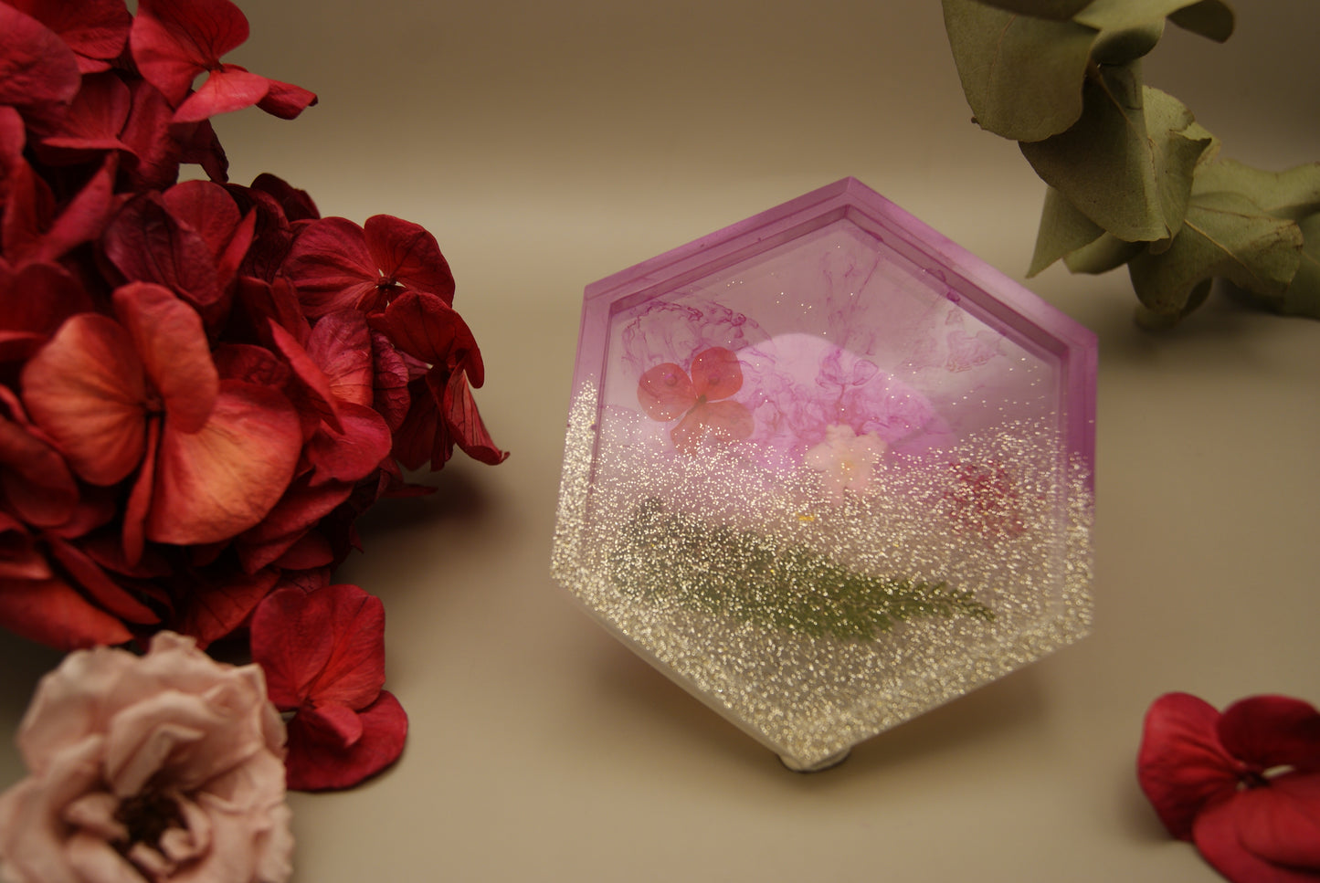 Porte bijoux hexagonal