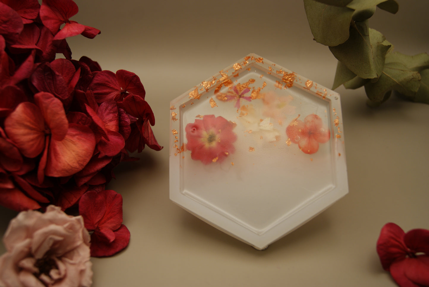 Porte bijoux hexagonal