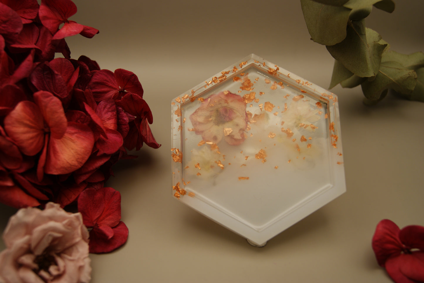 Porte bijoux hexagonal